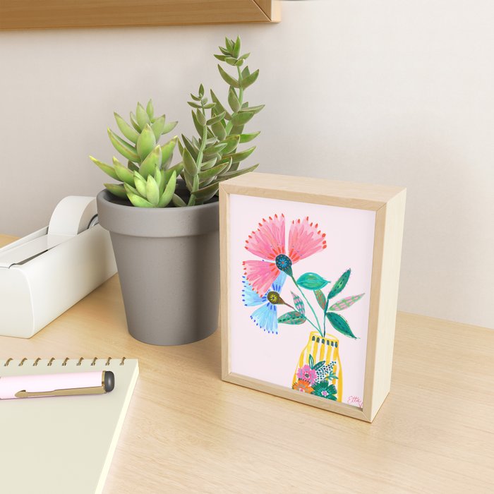 Boho Flowers Mini Art Print Gallery Image 2