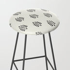block print palm  Stool Gallery Image 2