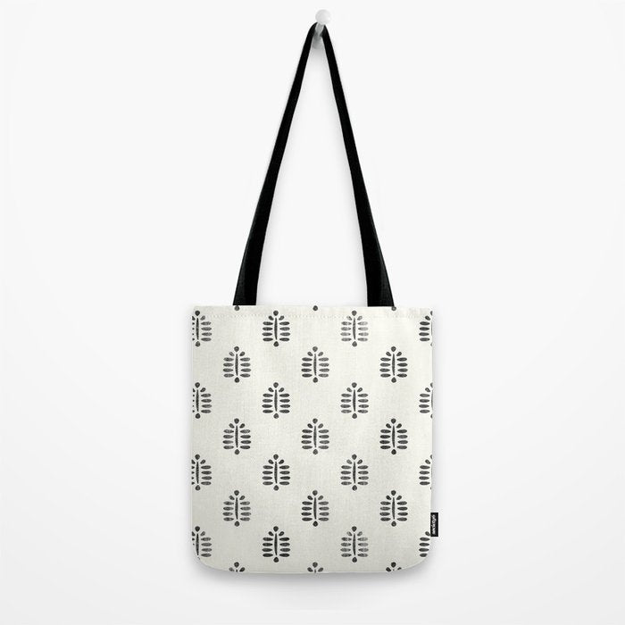 block print palm  Tote Bag Gallery Image 2