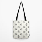 block print palm  Tote Bag Gallery Image 2