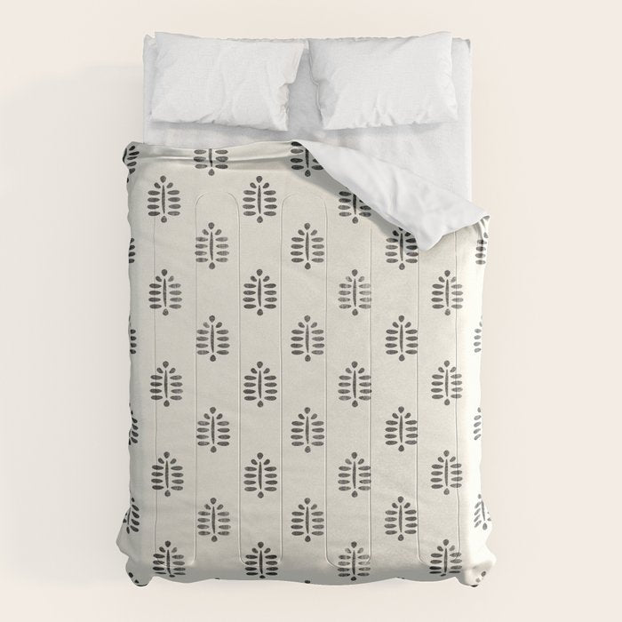 block print palm  Comforter Gallery Image 6