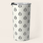 block print palm  Travel Mug Gallery Image 3