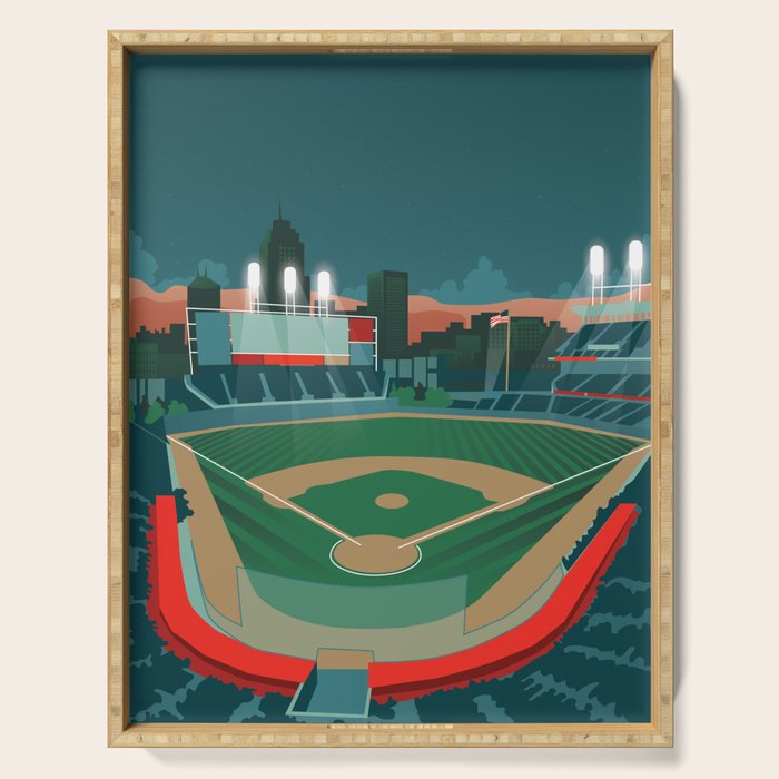 Baseball Serving Tray Gallery Image 1