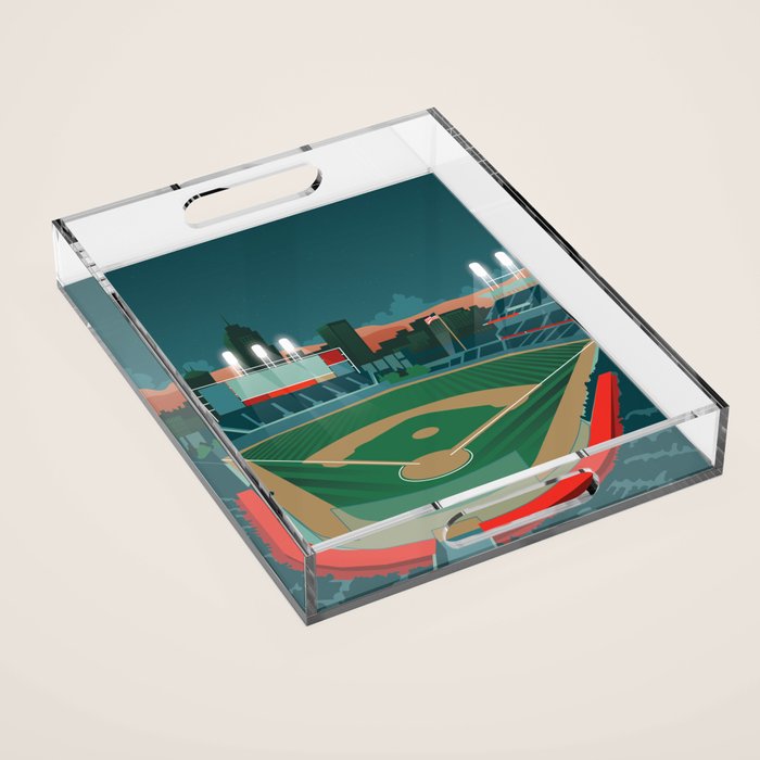 Baseball Acrylic Tray Gallery Image 1
