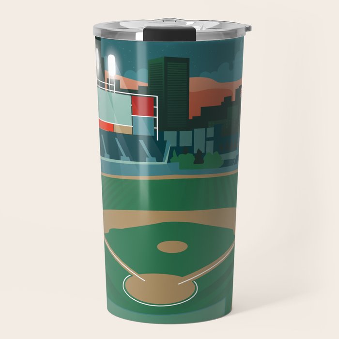 Baseball Travel Mug Gallery Image 1