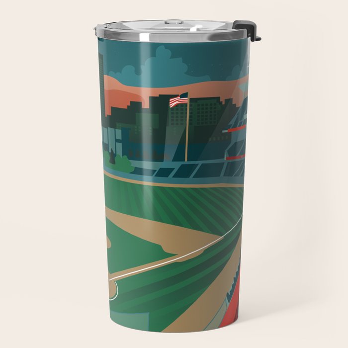 Baseball Travel Mug Gallery Image 2