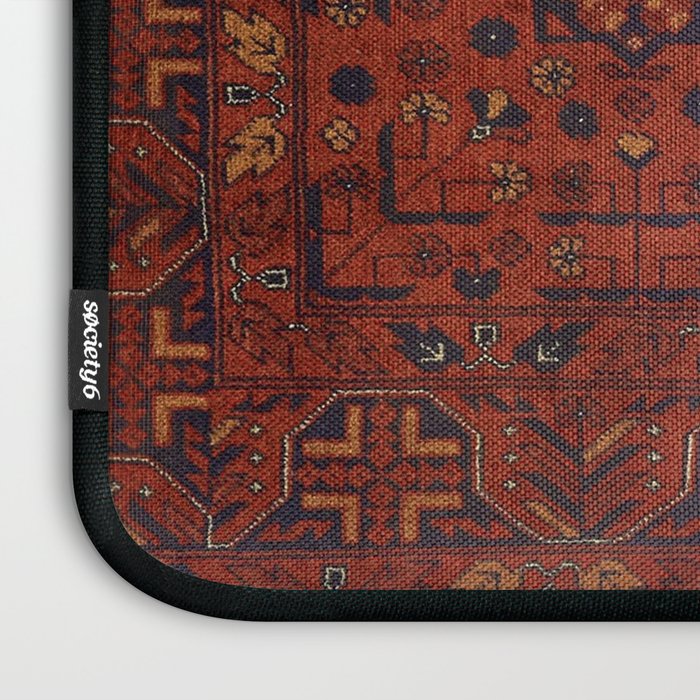 Traditional Vintage Moroccan Rug Design E13 Laptop Sleeve Gallery Image 3