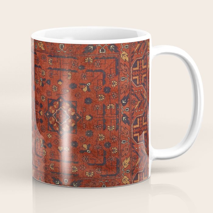 Traditional Vintage Moroccan Rug Design E13 Coffee Mug Gallery Image 1