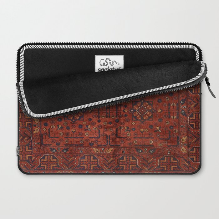 Traditional Vintage Moroccan Rug Design E13 Laptop Sleeve Gallery Image 2