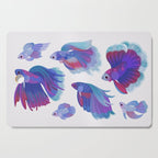 Blue Betta Cutting Board Gallery Image 1