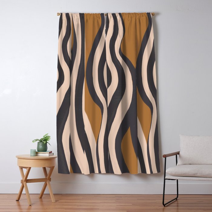 Abstract Lines 2 Window Curtain Gallery Image 5