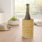 Abstract Stripes on Yellow Wine Chiller Gallery Image 4