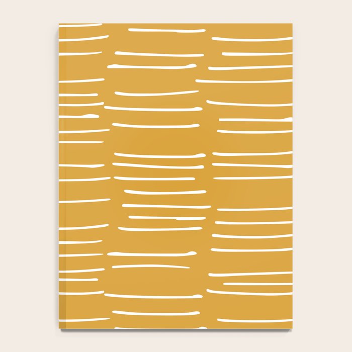 Abstract Stripes on Yellow Notebook Gallery Image 4