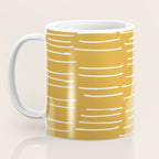 Abstract Stripes on Yellow Coffee Mug Gallery Image 3