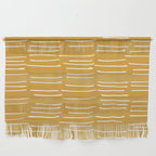 Abstract Stripes on Yellow Wall Hanging Gallery Image 1
