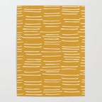 Abstract Stripes on Yellow Poster Gallery Image 4