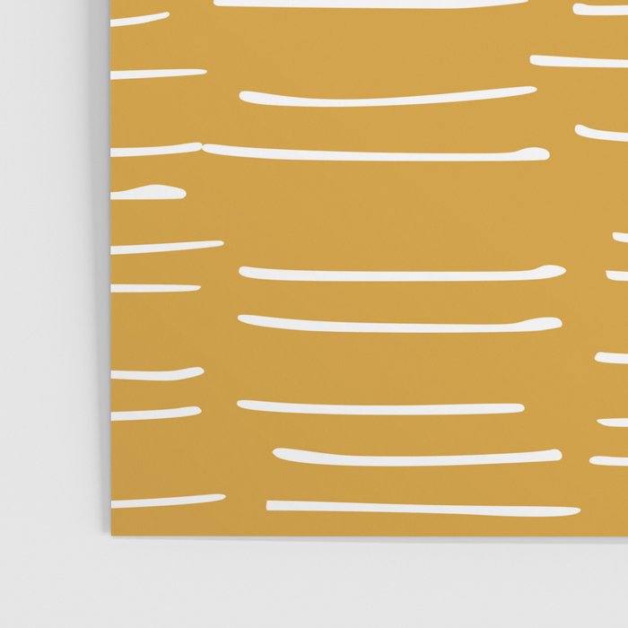Abstract Stripes on Yellow Poster Gallery Image 3