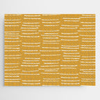Abstract Stripes on Yellow Jigsaw Puzzle Gallery Image 1