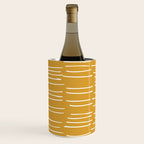 Abstract Stripes on Yellow Wine Chiller Gallery Image 2