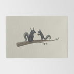 Autumn Squirrels Rug Gallery Image 2