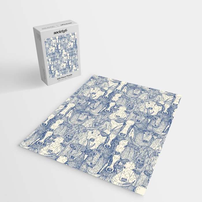 just cattle classic blue pearl Jigsaw Puzzle Gallery Image 2