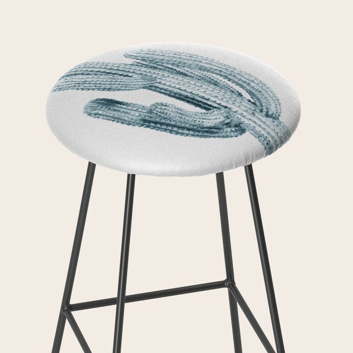 Cactus in Blue, Modern Cacti Stool Gallery Image 2