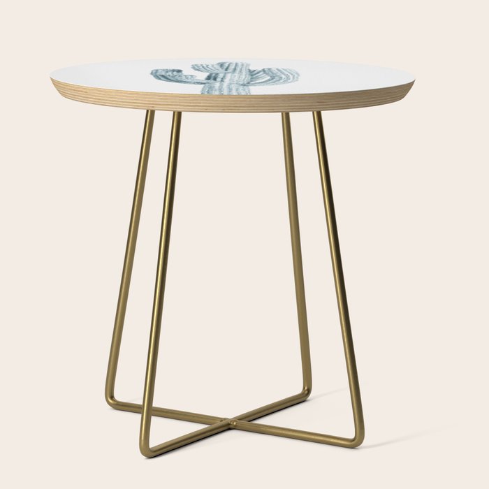Cactus in Blue, Modern Cacti Side Table Gallery Image 1