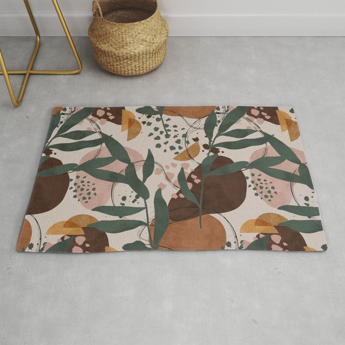 Abstract nature painting 89 Rug Gallery Image 1