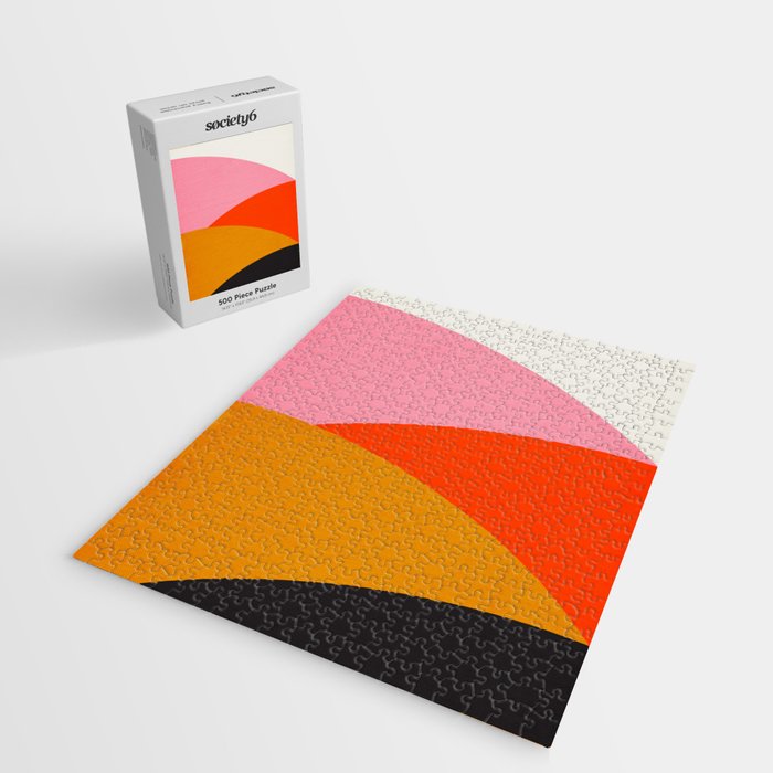 Landscape 01: Mid Century Abstraction Jigsaw Puzzle Gallery Image 2