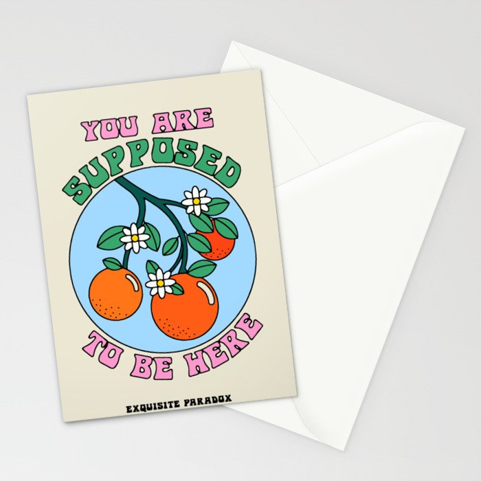 You Are Supposed To Be Here Stationery Card Gallery Image 2