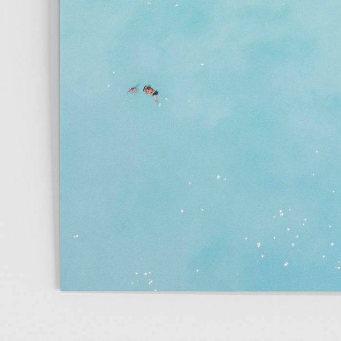 Aerial Beach Print, Aerial Beach Photography, Emerald Turquoise Ocean Beach Photography, Ocean Waves, Beach Art Poster, Home Decor Art Print Poster Gallery Image 3