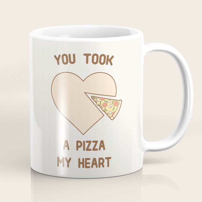 You took a pizza my heart Coffee Mug Gallery Image 1