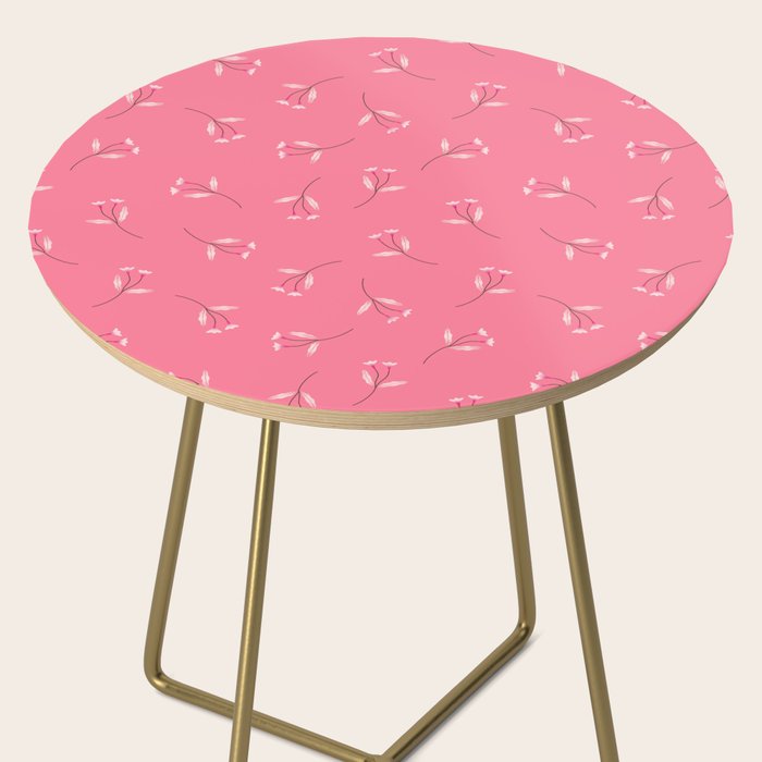 Pressed Posies - Retro Pink Side Table Gallery Image 2