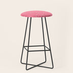 Pressed Posies - Retro Pink Stool Gallery Image 1