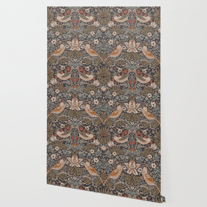 Strawberry thief, William Morris  Wallpaper Gallery Image 2