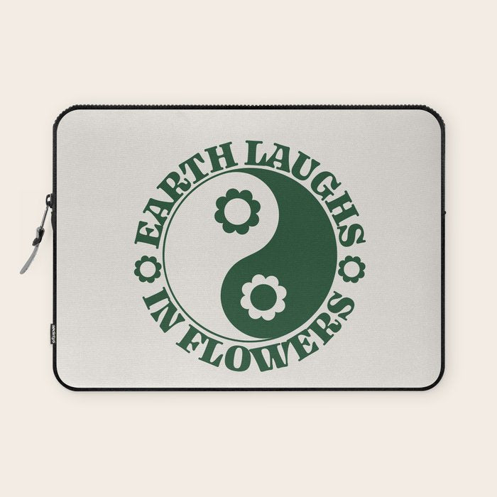 Eearth Laughs in Flowers Laptop Sleeve Gallery Image 1