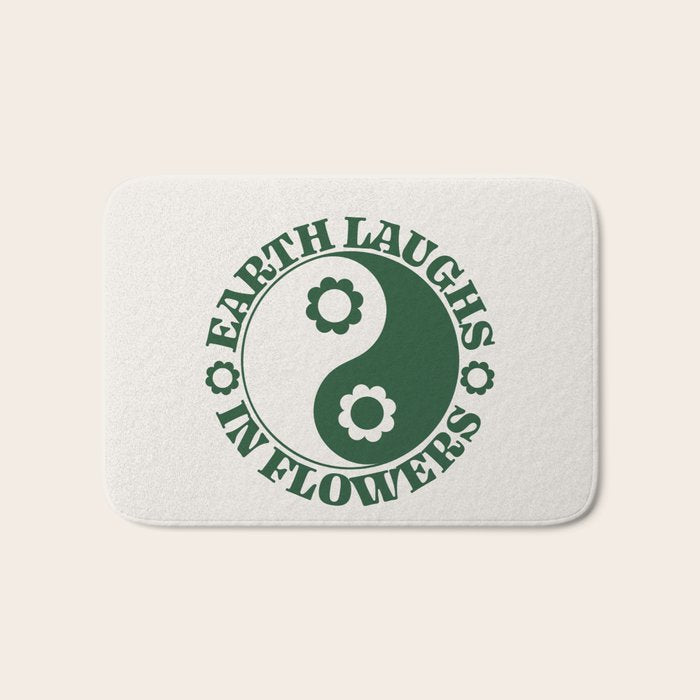 Eearth Laughs in Flowers Bath Mat Gallery Image 1