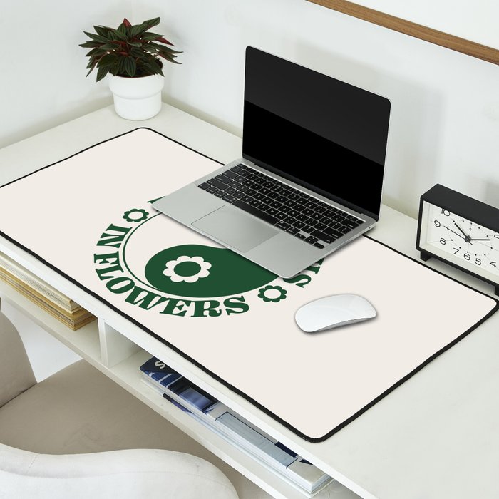 Eearth Laughs in Flowers Desk Mat Gallery Image 2