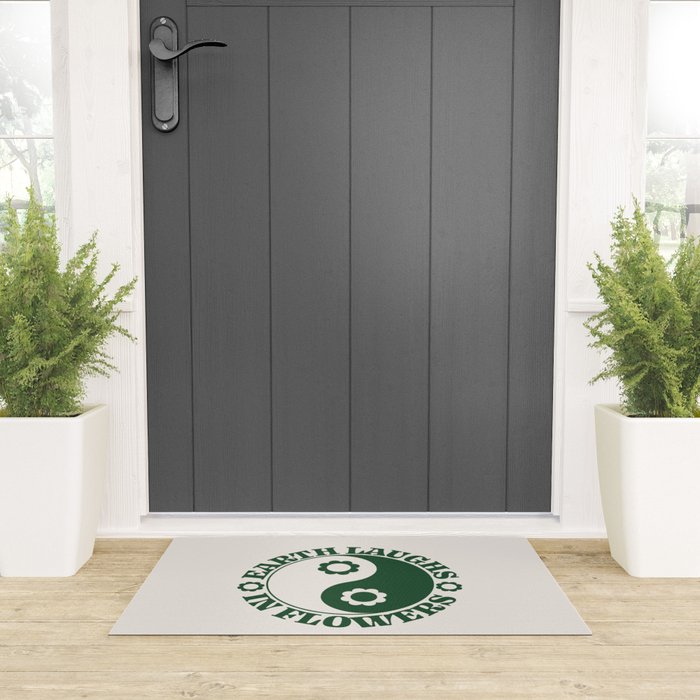 Eearth Laughs in Flowers Welcome Mat Gallery Image 3
