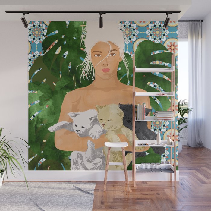 Morocco Vacay #illustration #painting Wall Mural Gallery Image 1