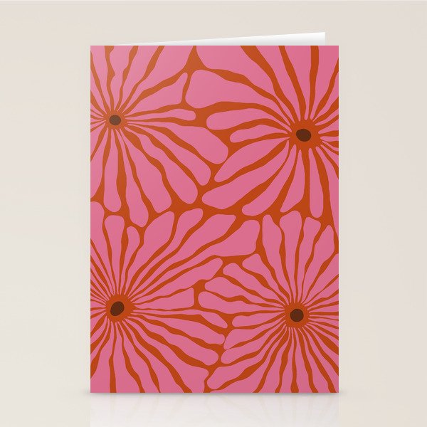 Blooming Bold pattern Stationery Card Gallery Image 2