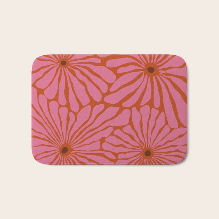 Blooming Bold pattern Bath Mat Gallery Image 1