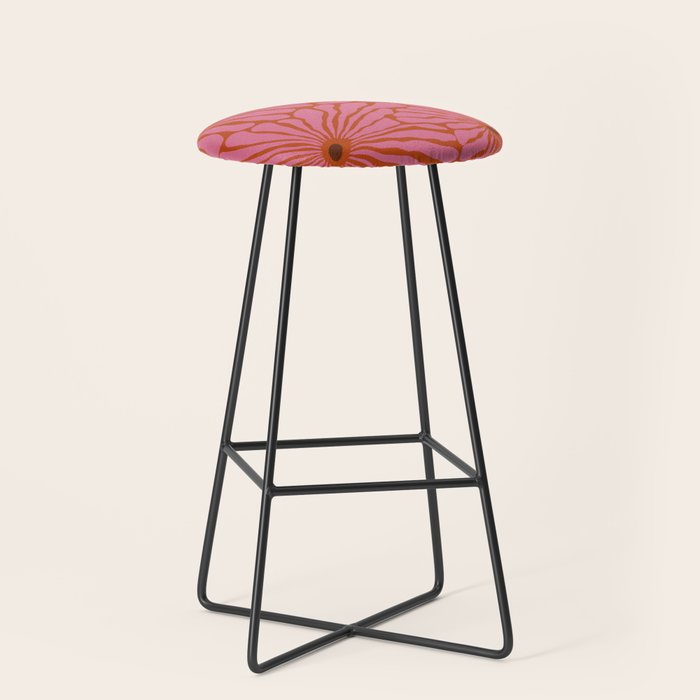 Blooming Bold pattern Stool Gallery Image 1