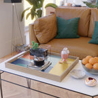 Modern MidCentury Colorful Abstract Serving Tray Gallery Image 2