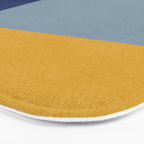 Modern MidCentury Colorful Abstract Bath Mat Gallery Image 3