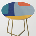 Modern MidCentury Colorful Abstract Side Table Gallery Image 2