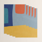Modern MidCentury Colorful Abstract Wrapping Paper Gallery Image 3