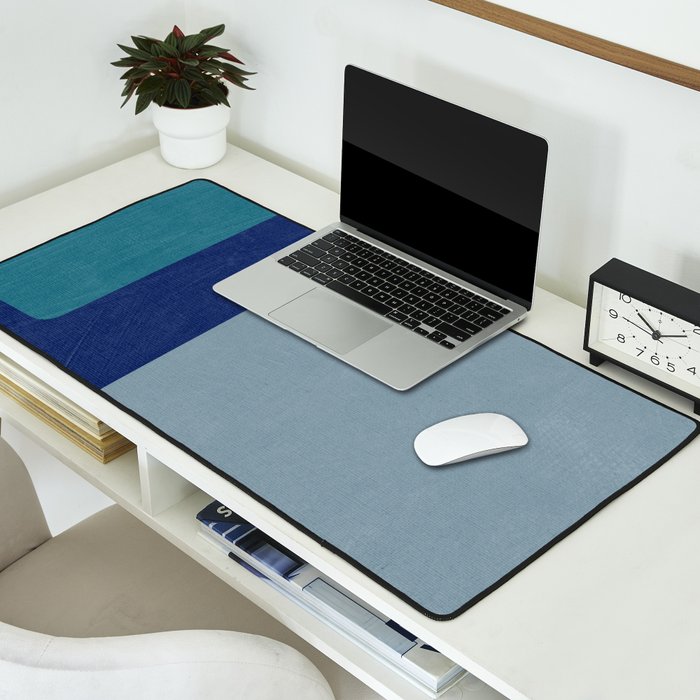 Modern MidCentury Colorful Abstract Desk Mat Gallery Image 2