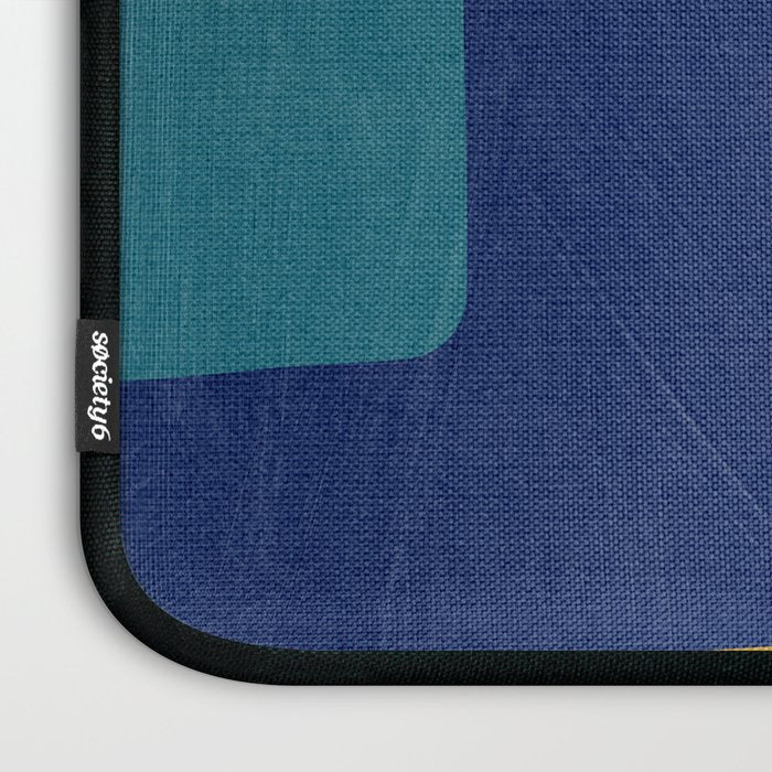 Modern MidCentury Colorful Abstract Laptop Sleeve Gallery Image 3