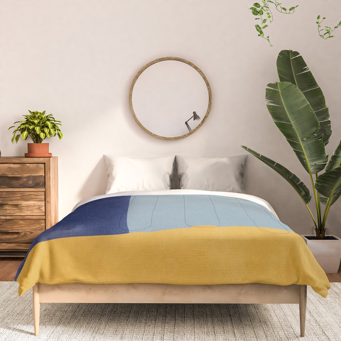 Modern MidCentury Colorful Abstract Comforter Gallery Image 3